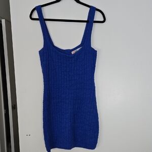 Free People Blue Mini Dress